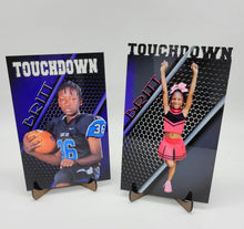Load image into Gallery viewer, Football Touchdown Plaque SVG file ONLY!!!