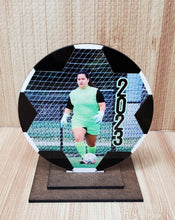 Load image into Gallery viewer, Soccer Plaque SVG & JPEG file