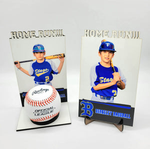 Home Run Baseball Plaque SVG FILE ONLY!!!