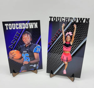 Football Touchdown Plaque SVG file ONLY!!!